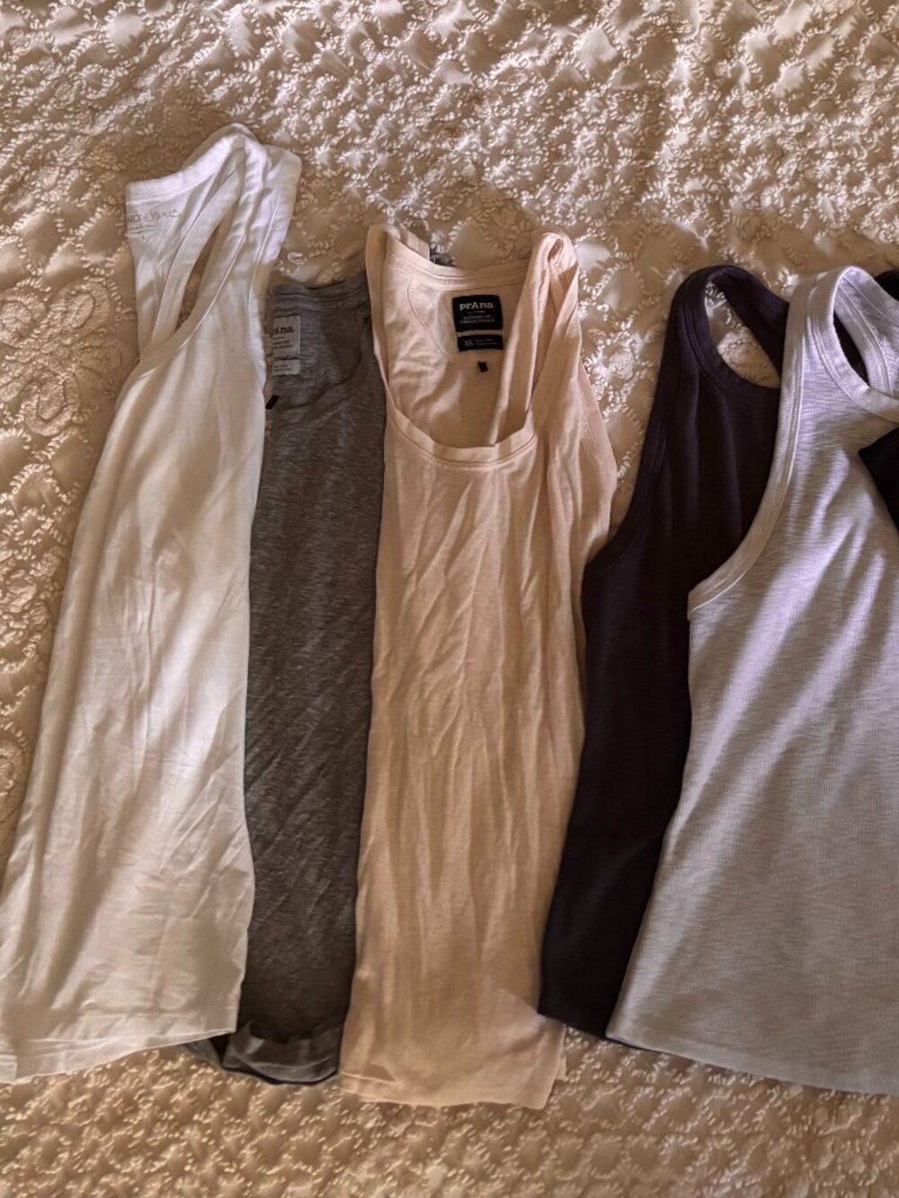 Designer Workout Top Bundle | Beyond Yoga, Vuori, Prana & Old Navy | XS–Medium |